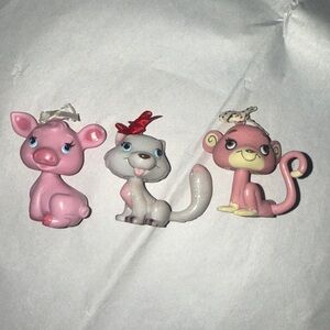 Rare Retired "Candy Pop Girls Yummi-Land" Pets Pig, Monkey, Husky MGA 2006